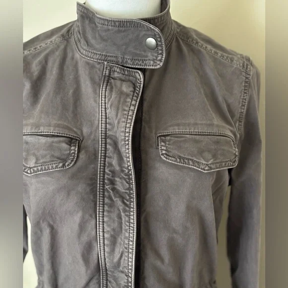 Lucky Brand Charcoal Utility Jacket Size Small - Picture 8 of 13